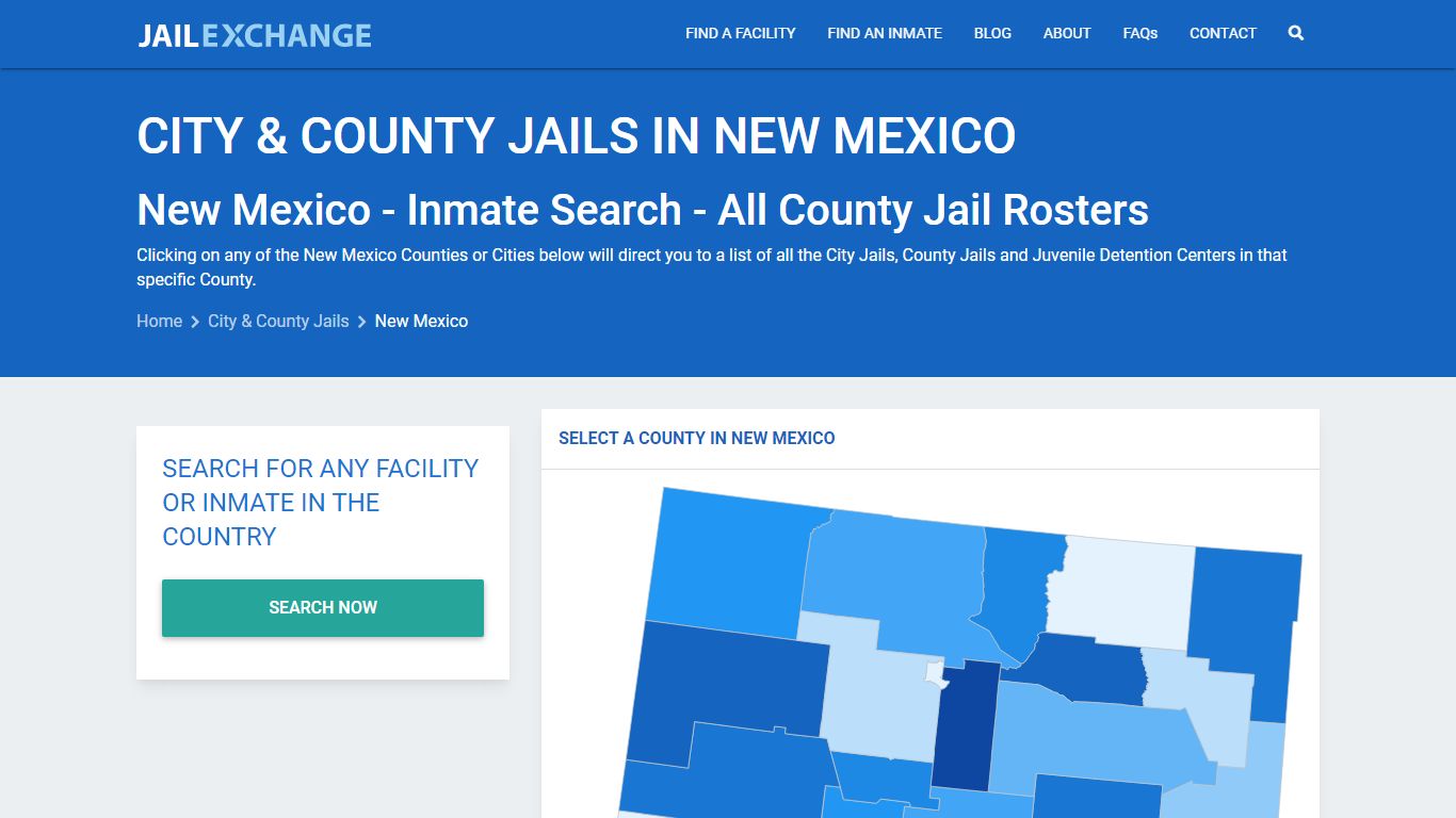 Inmate Search - New Mexico County Jails | Jail Exchange